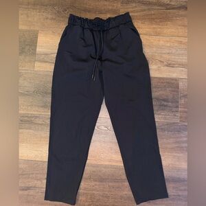 Lululemon Athletica Black Track Pants with Tapered Fit
